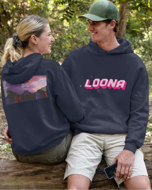 Loona Pink Sunset Hoodie