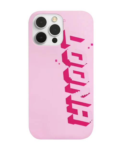 Loona Pink Wordmark Phone Case - Apple iPhone 18
